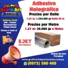 Adhesivo Holográfico 1.27 m x 50 m.